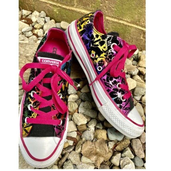 Converse Lo Rave Psychedelic Mushroom Sneakers 6 - Picture 1 of 9
